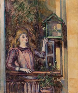 Girl with Birdcage, c.1888
